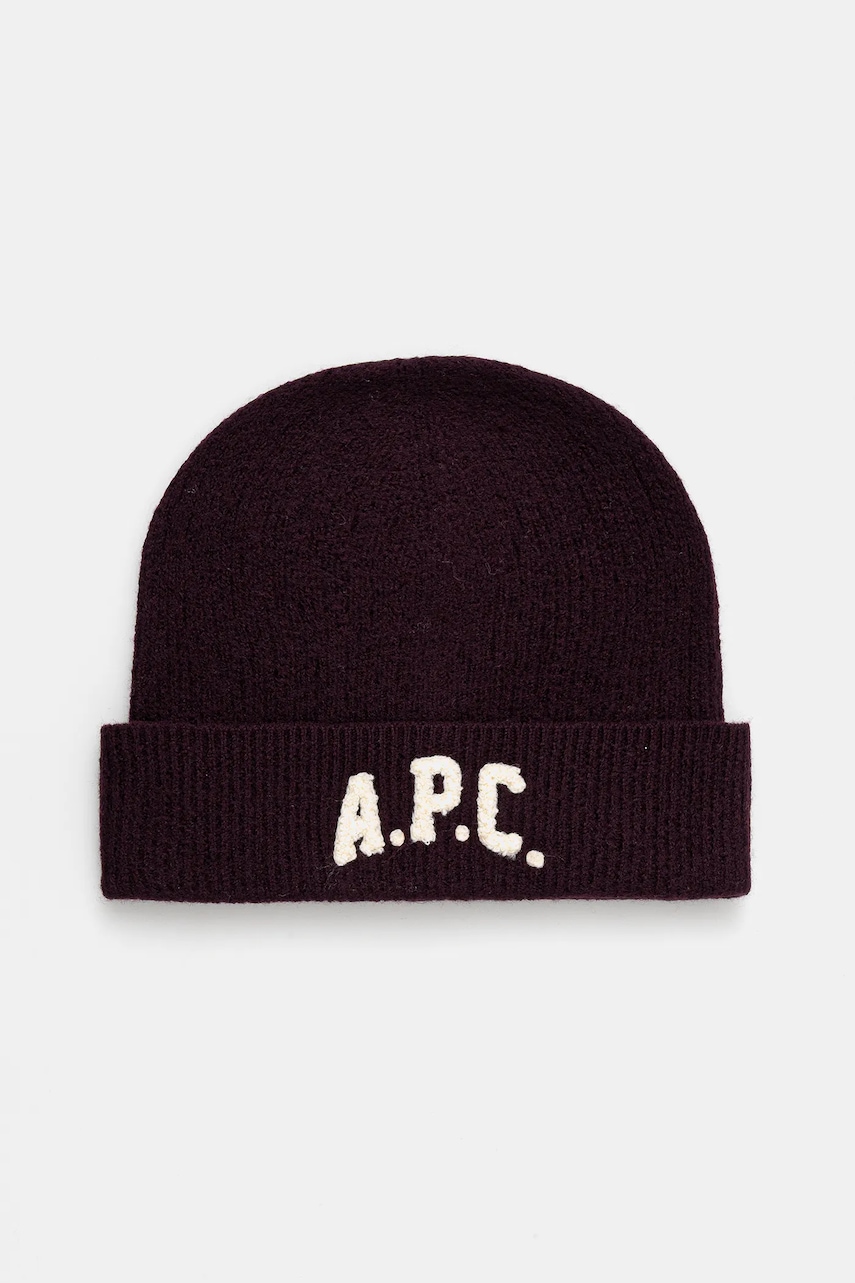 Vlněná čepice A.P.C. bonnet axel