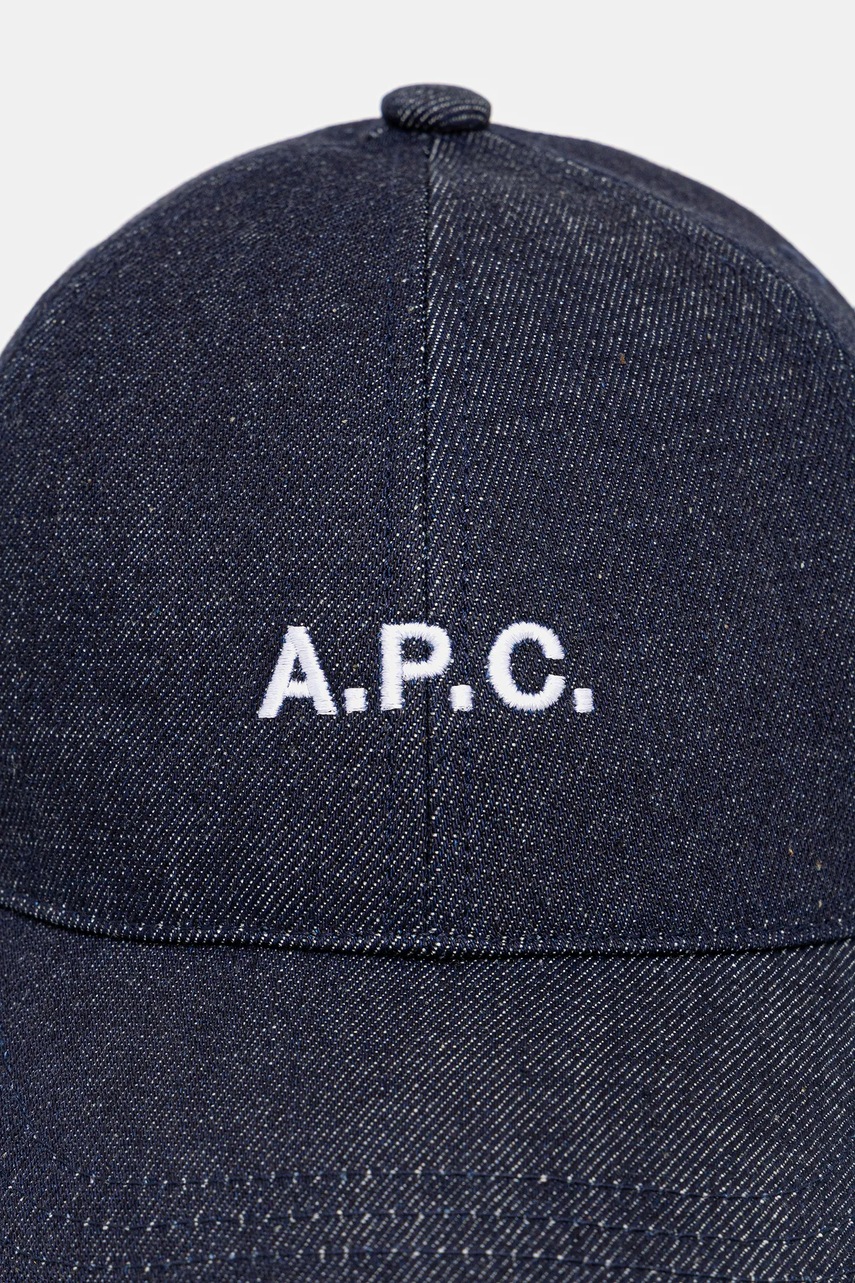 Кепка A.P.C. casquette charlie цвет синий COHIZ.M24069