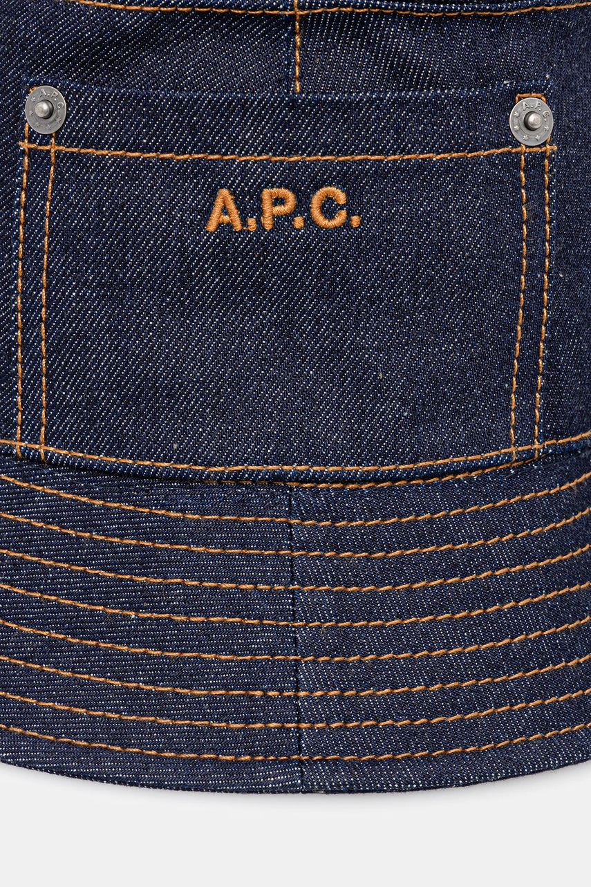 Шляпа A.P.C. bob thais цвет синий COHIZ.M24125