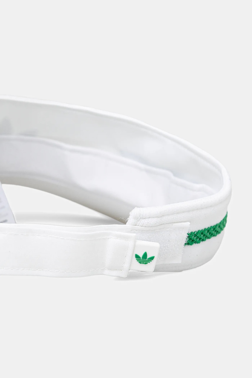 Козырек от солнца adidas Originals Visor Clima OG цвет белый узор JX8838 Козырек от солнца adidas Originals Visor Clima OG цвет белый узор JX8838