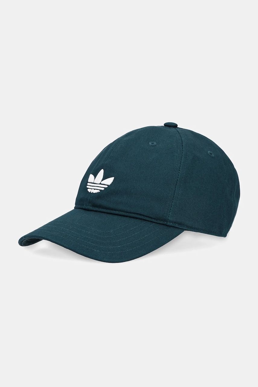 adidas Originals șapcă de baseball din bumbac Baseball Cap AC culoarea verde, JZ4929