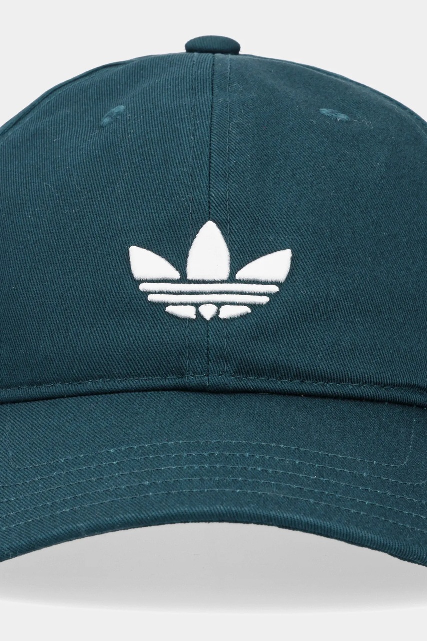 Хлопковая кепка adidas Originals Baseball Cap AC цвет зелёный JZ4929
