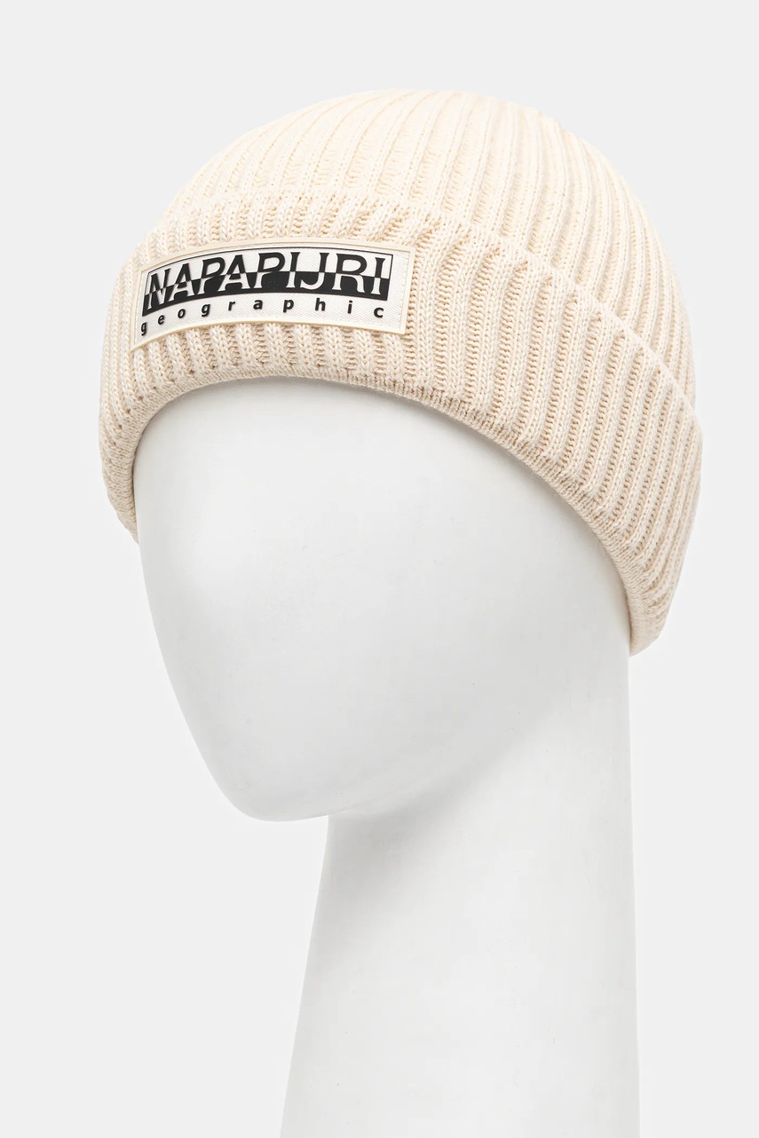 Шапка Napapijri F-Vispa цвет бежевый  NP0A4HXMN1J1