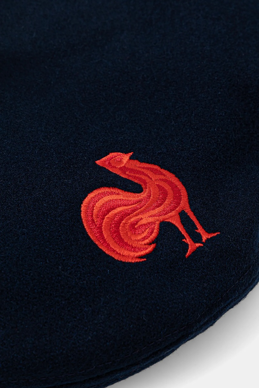 Шерстяной берет adidas цвет синий JZ8248