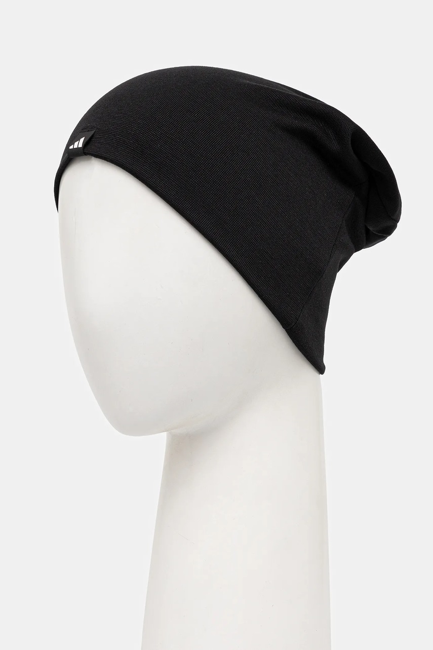 Шапка adidas Performance ESSENTIALS цвет чёрный из тонкого трикотажа JV5389