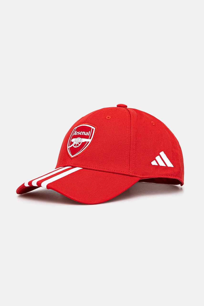 adidas Performance sapca ARSENAL FC culoarea roșu, cu imprimeu, JX1126