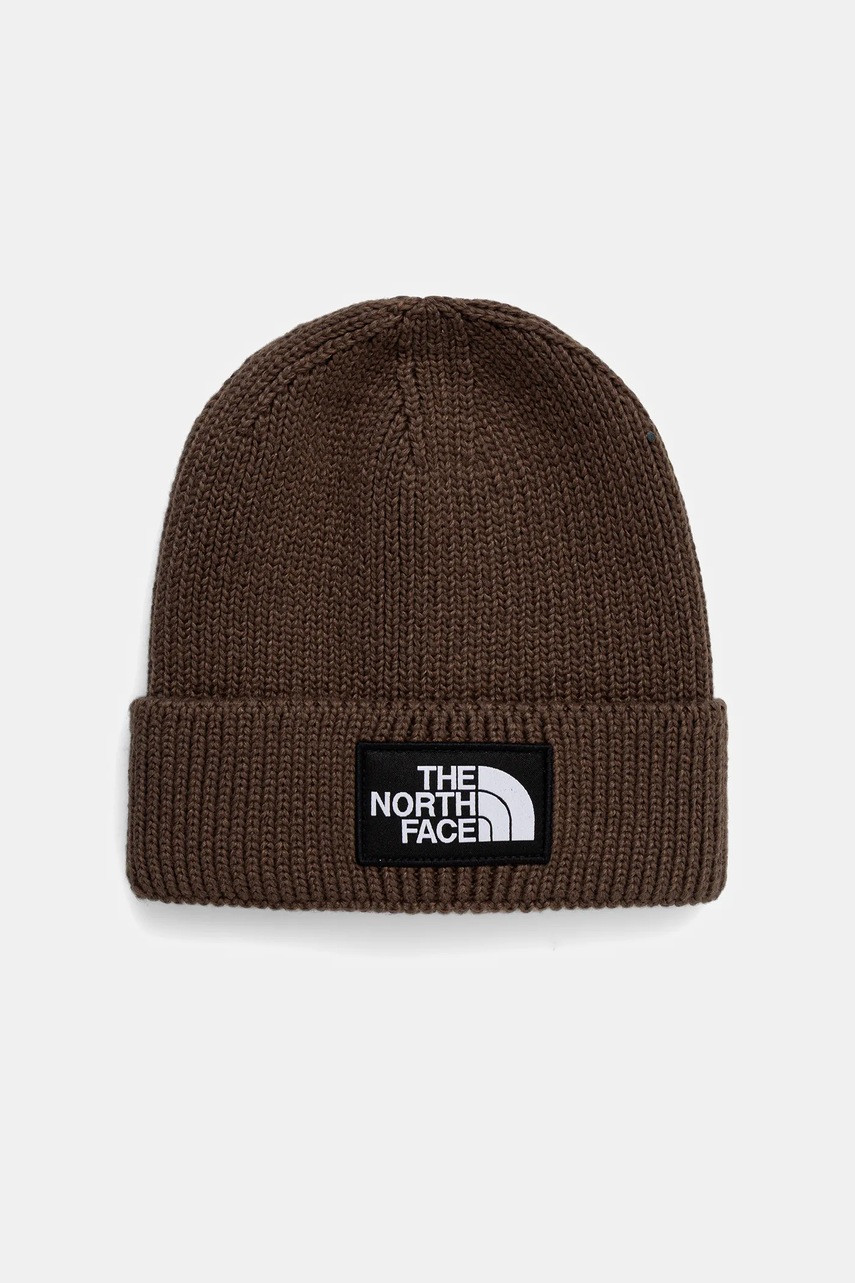 The North Face căciulă TNF Logo Box culoarea maro, NF0A8CHE1OI1