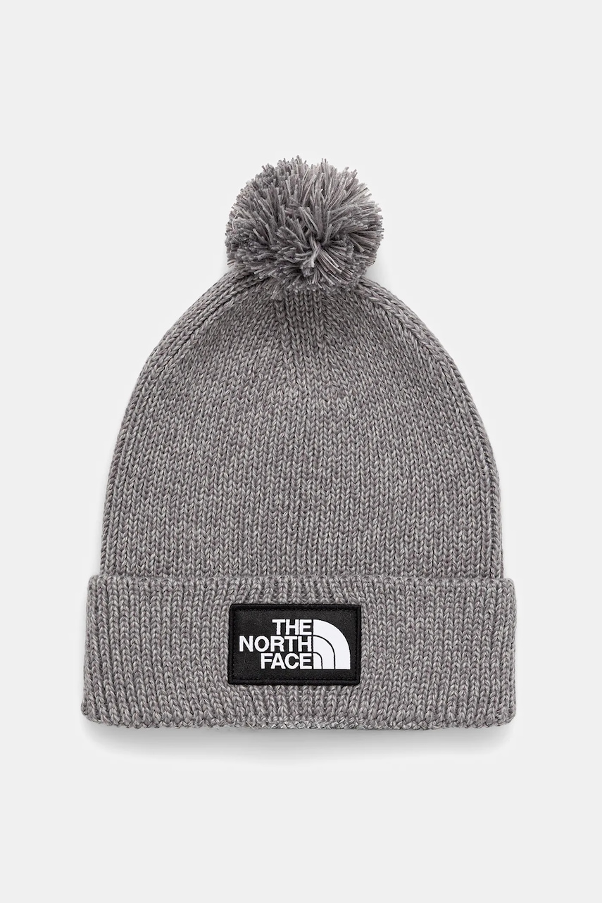 The North Face căciulă TNF Logo Box culoarea gri, NF0A8CHFDYY1 The North Face căciulă TNF Logo Box culoarea gri, NF0A8CHFDYY1