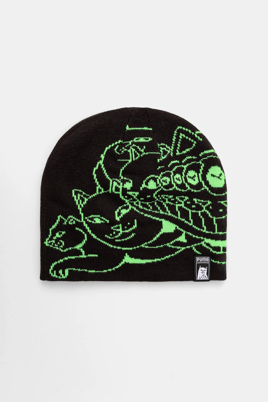 Puma căciulă PUMA x RIPNDIP culoarea negru, 26596