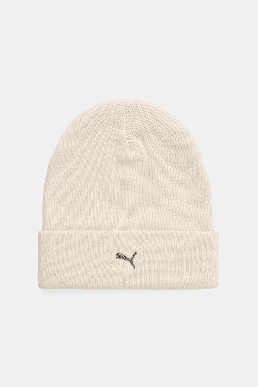 Levně Čepice Puma béžová barva, 26404