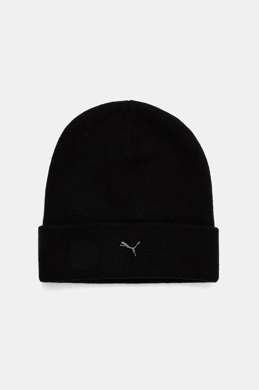Levně Čepice Puma černá barva, 26404