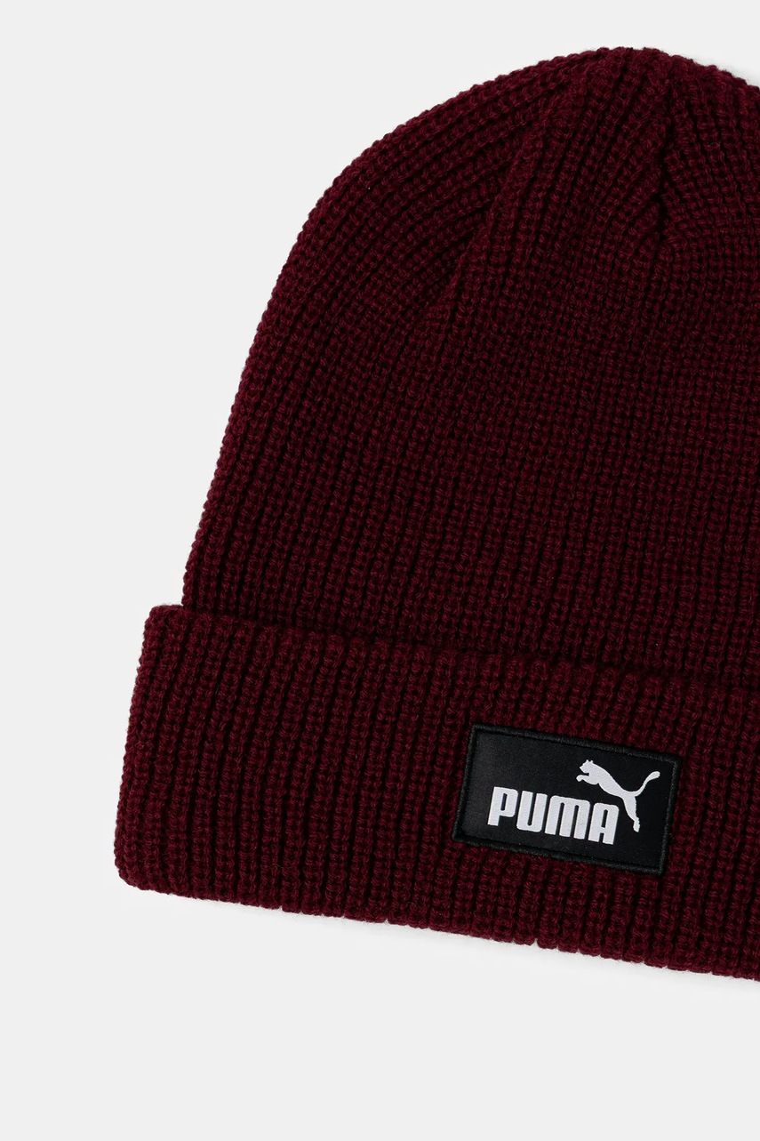Шапка Puma цвет бордовый  26410