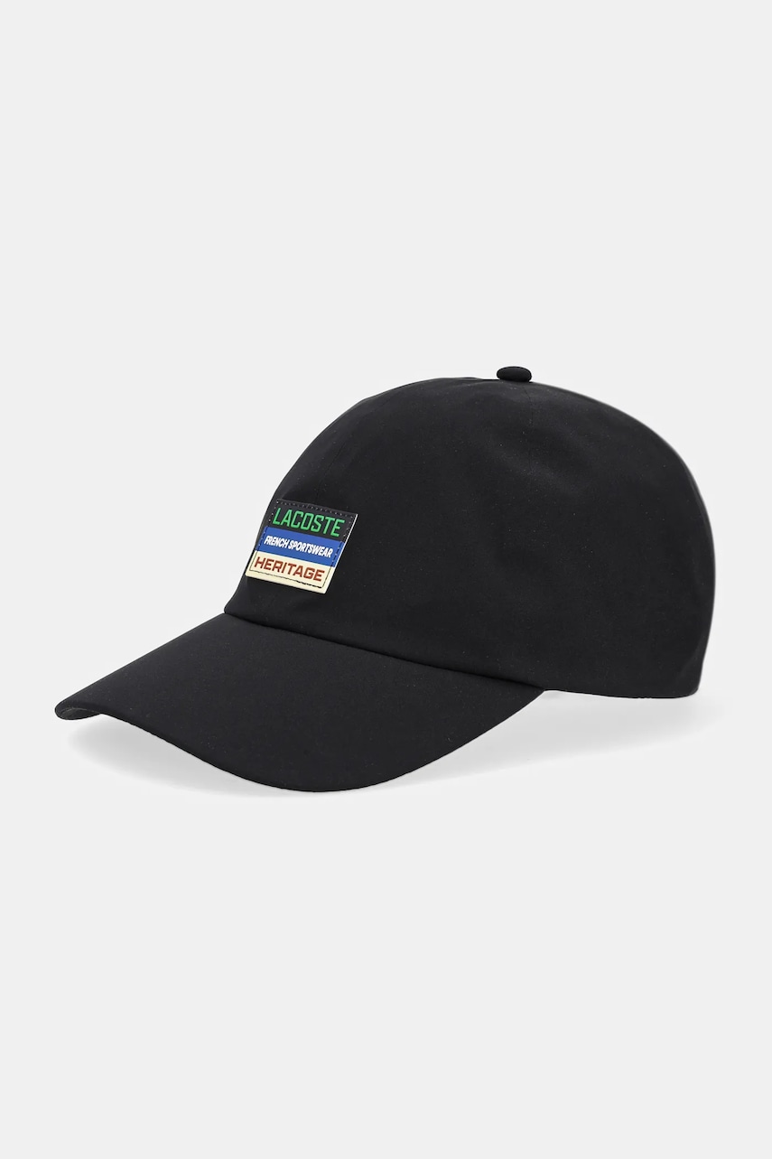 Lacoste șapcă culoarea negru, RK6047
