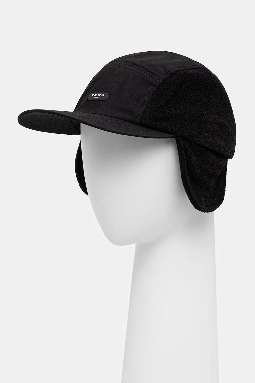 Vans șapcă culoarea negru, VN000QA7BLK1