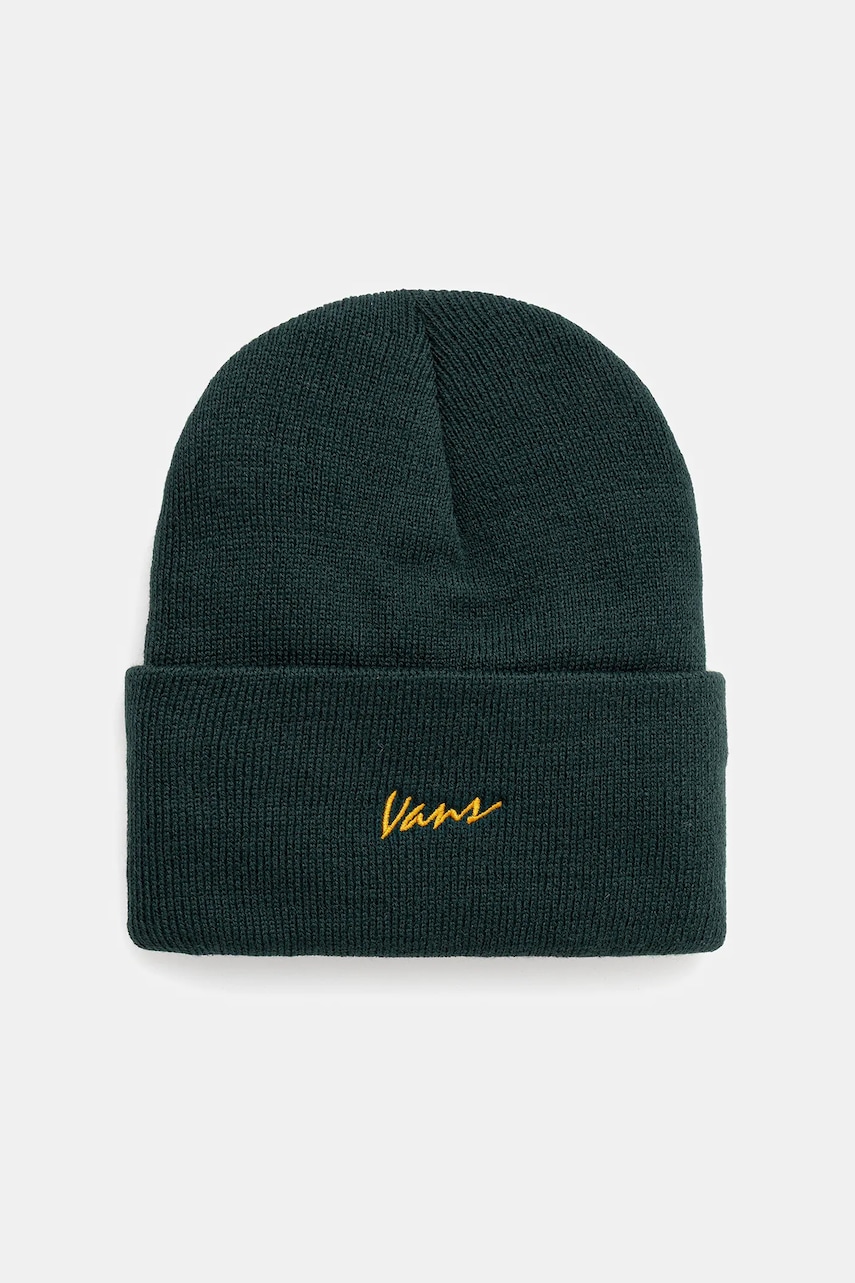 Vans căciulă culoarea verde, VN000QATEMU1