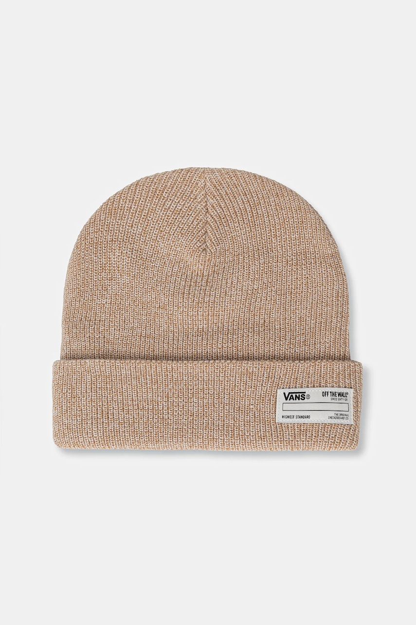 Vans căciulă culoarea bej, VN000QB32N11