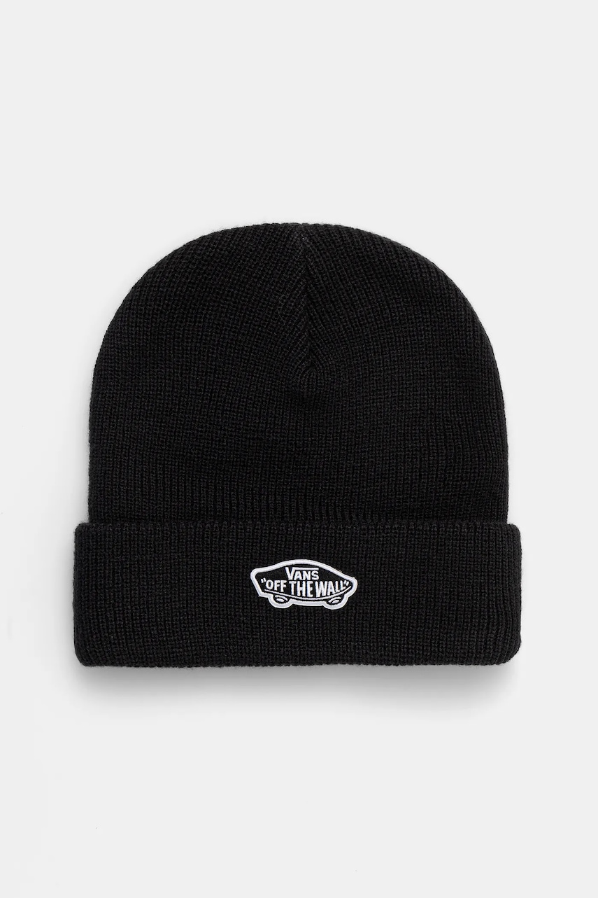 Vans căciulă culoarea negru, VN000QB2BLK1