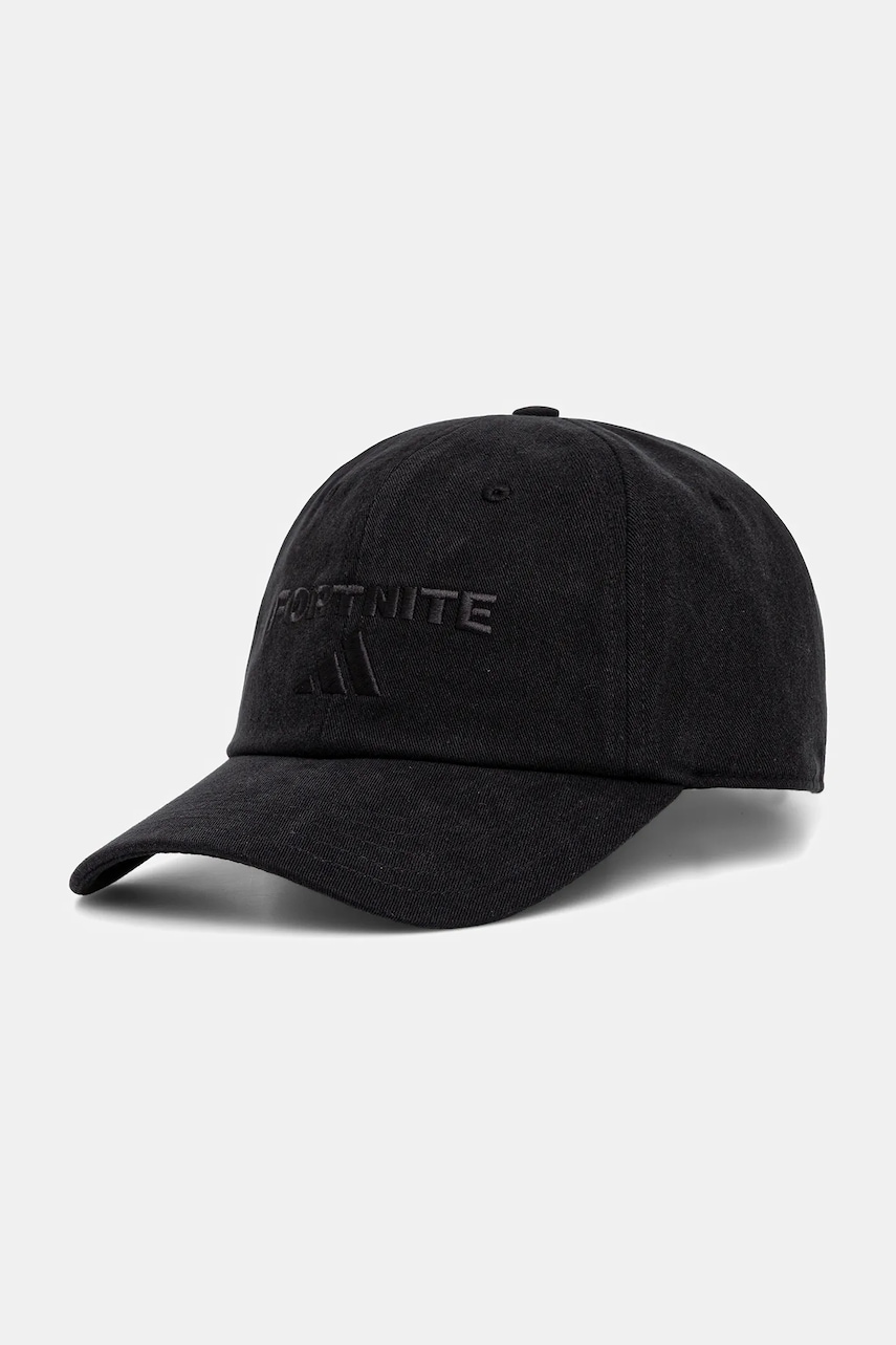 adidas șapcă de baseball din bumbac Fortnite culoarea negru, JN2691