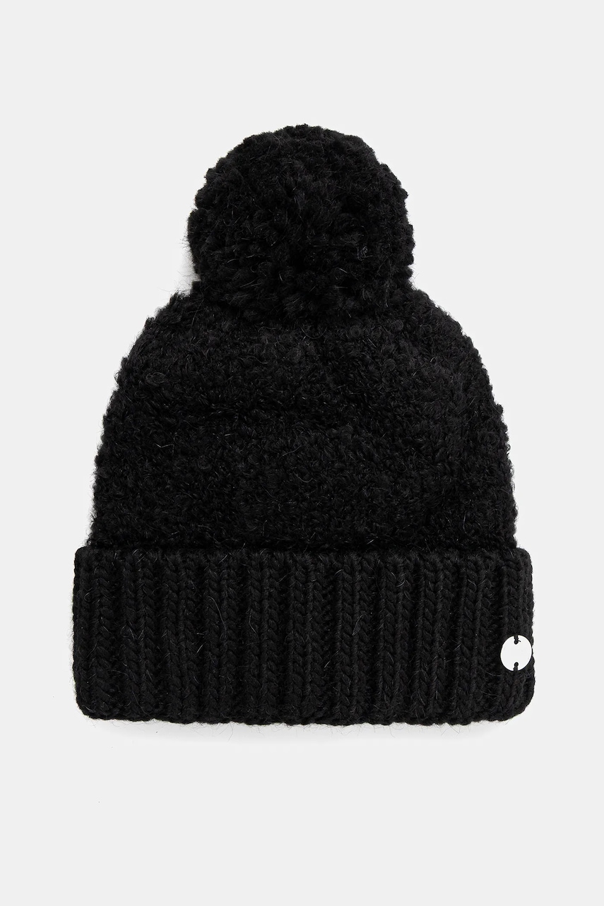 Colmar căciulă de lână culoarea negru, 5029N.5WJ