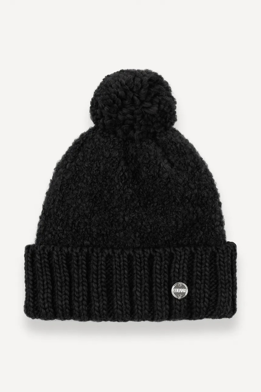 Colmar căciulă de lână culoarea negru, 5029N.5WJ