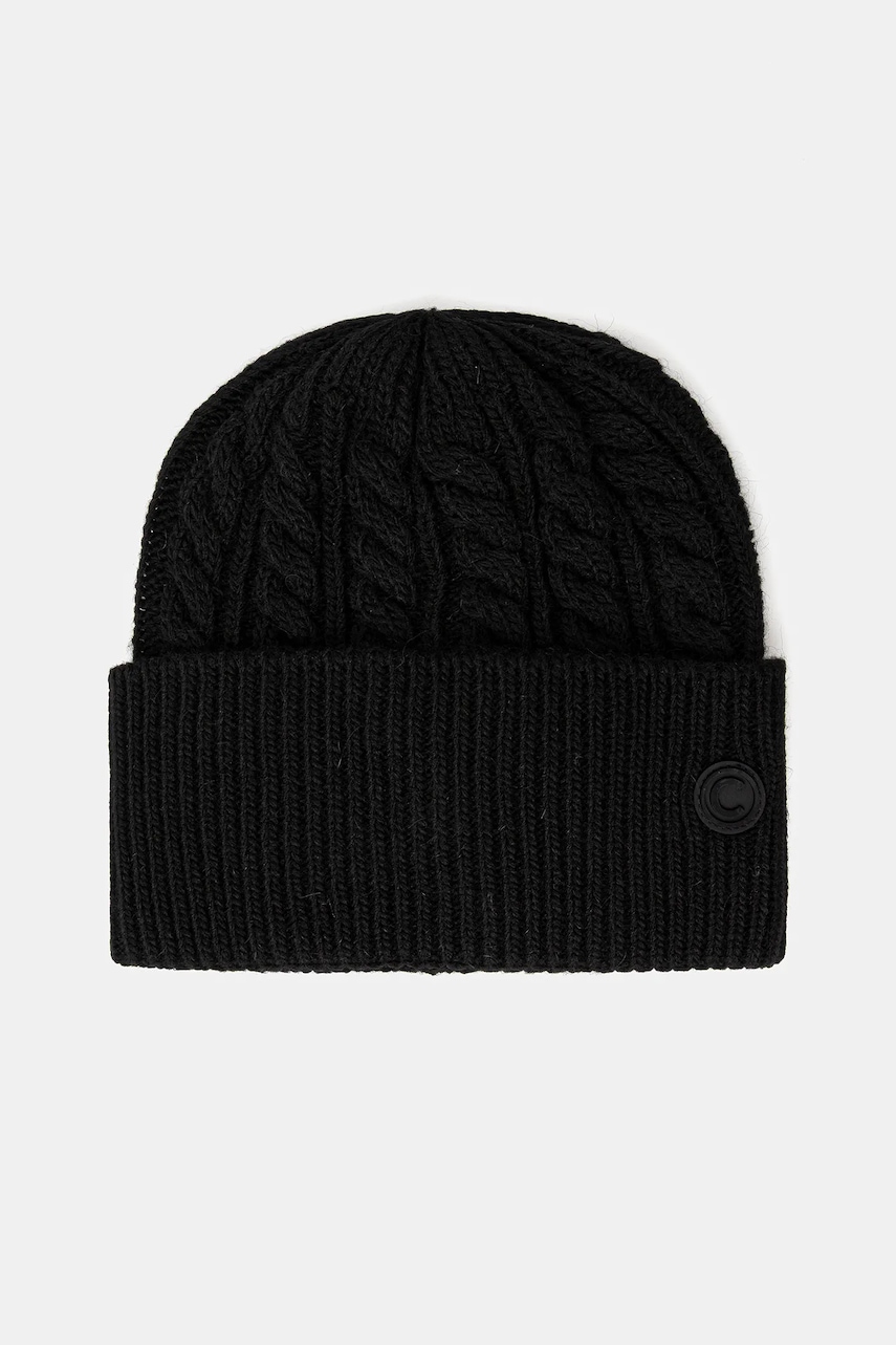 Colmar căciulă de lână culoarea negru, 5060R.6XU