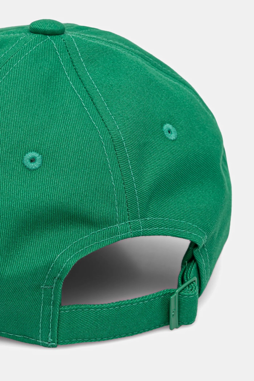 Хлопковая кепка adidas Originals цвет зелёный JV7390