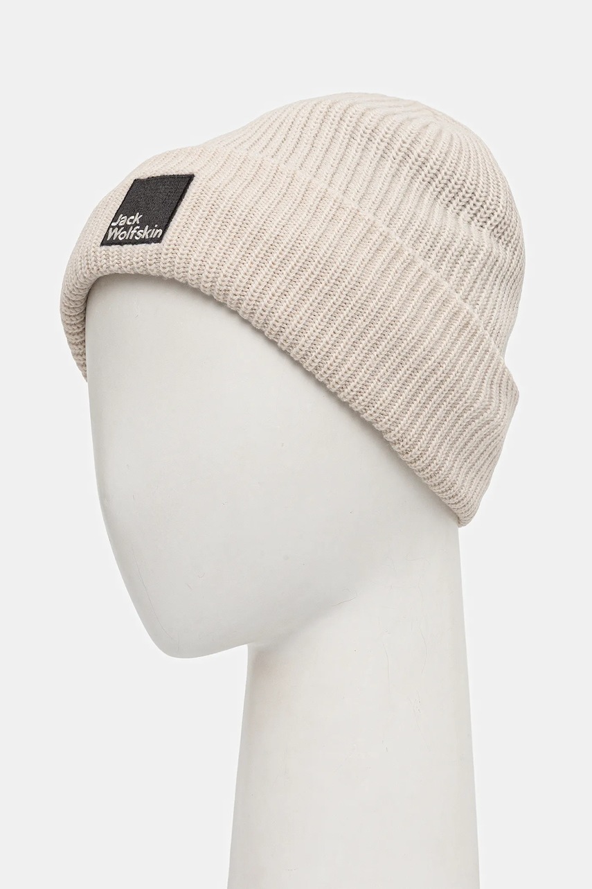 Шапка Jack Wolfskin PERGAMON цвет бежевый 1910701 Шапка Jack Wolfskin PERGAMON цвет бежевый 1910701