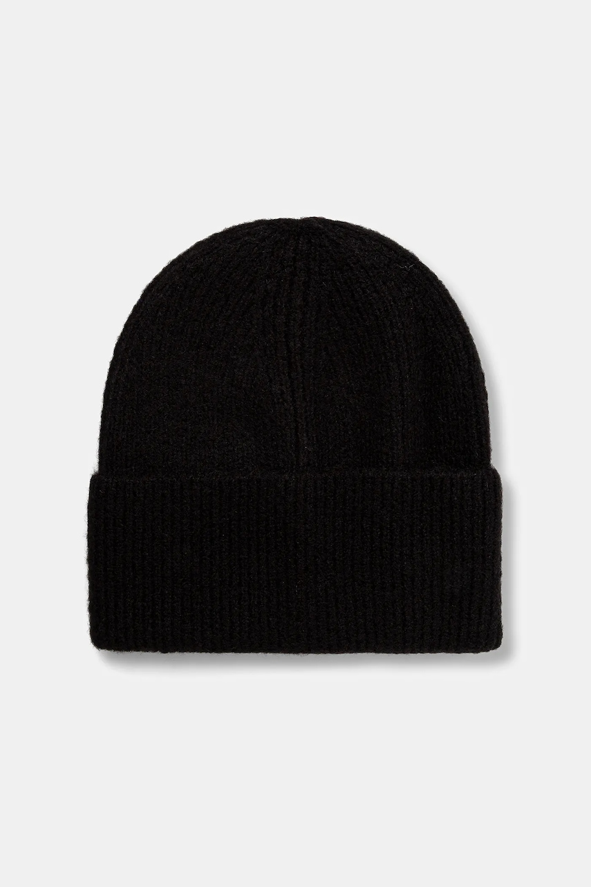 Jack Wolfskin căciulă din amestec de lână FUZZY culoarea negru, A65238