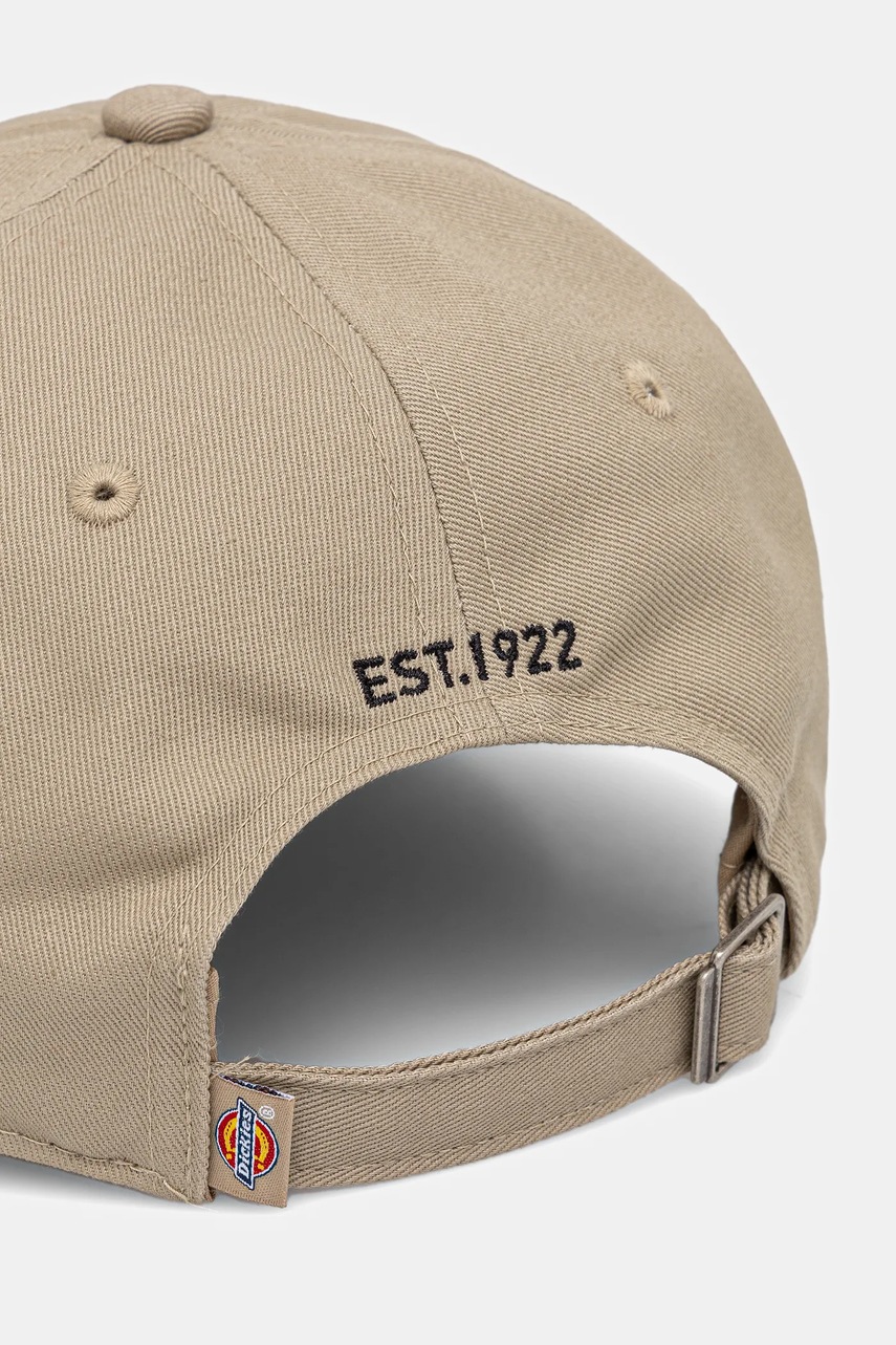 Хлопковая кепка Dickies цвет бежевый DK0A4Z6N