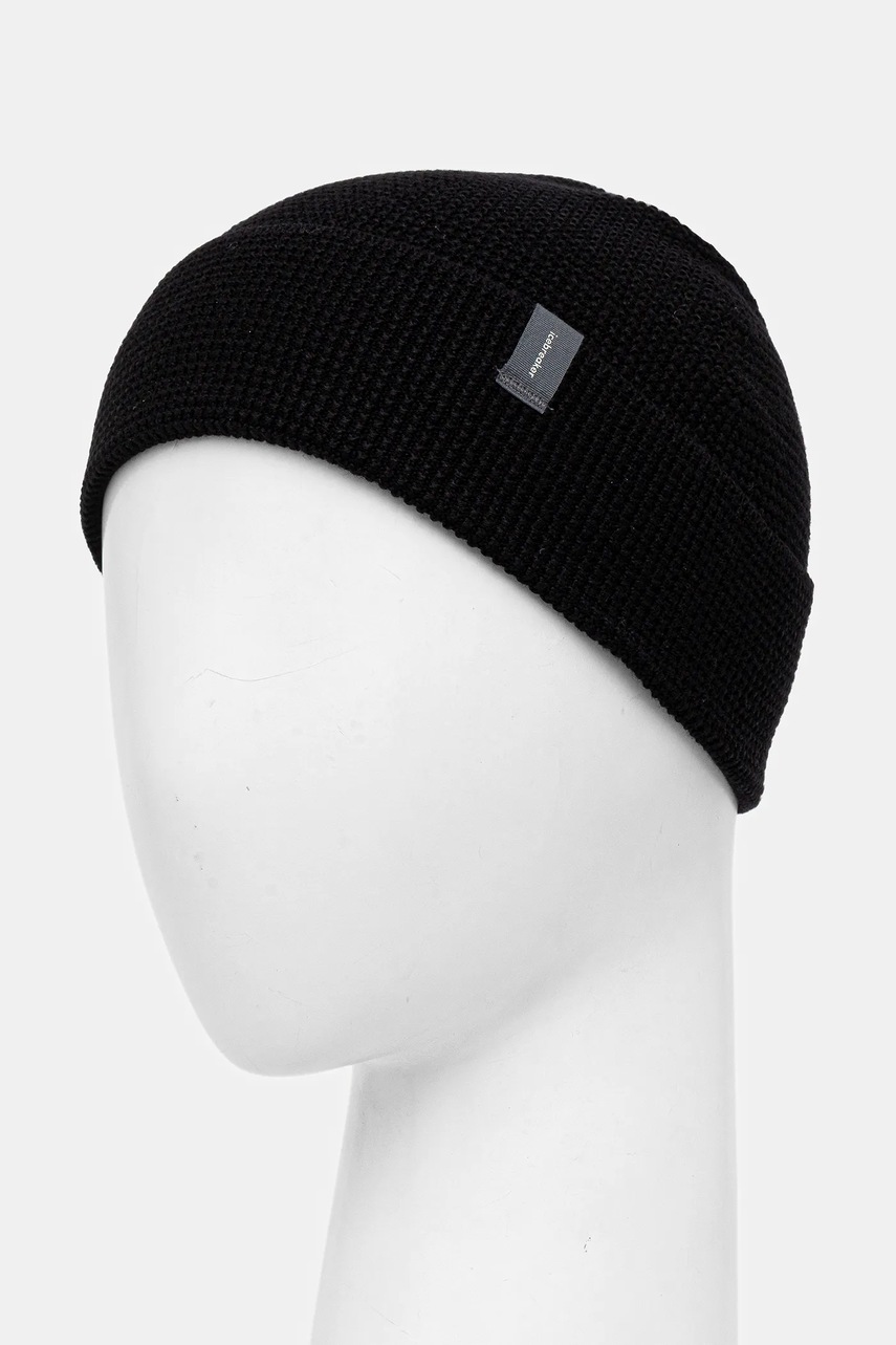 Шапка с добавлением шерсти Icebreaker Merino Feadan цвет чёрный  IB0A57AJ0011
