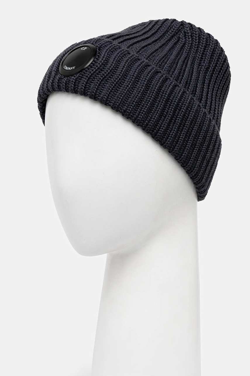 Шерстяная шапка C.P. Company цвет серый  19CMAC739A005509A