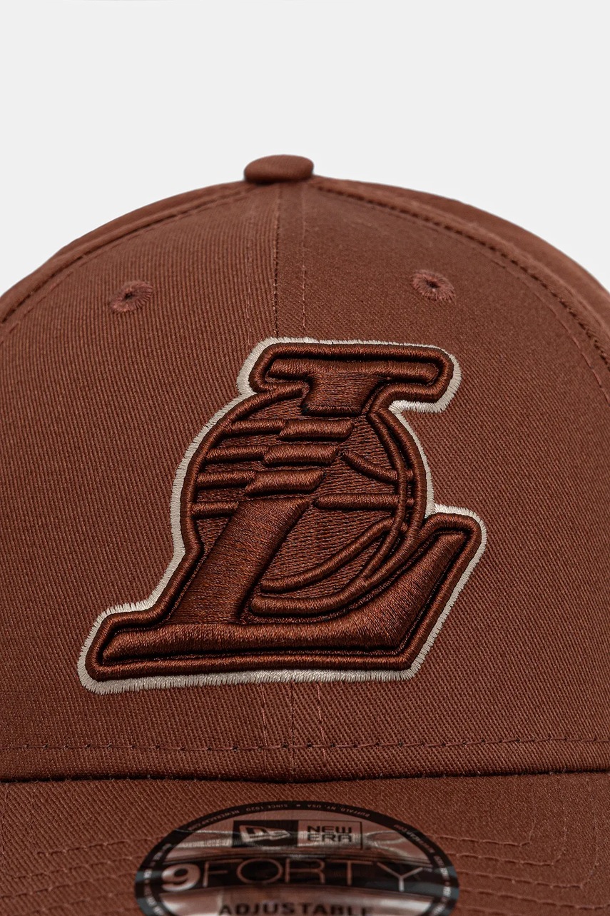 Хлопковая кепка New Era цвет коричневый 60691406