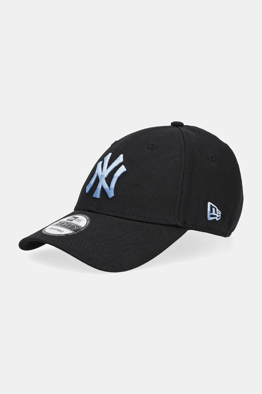 New Era șapcă de baseball din bumbac culoarea negru, 60691277