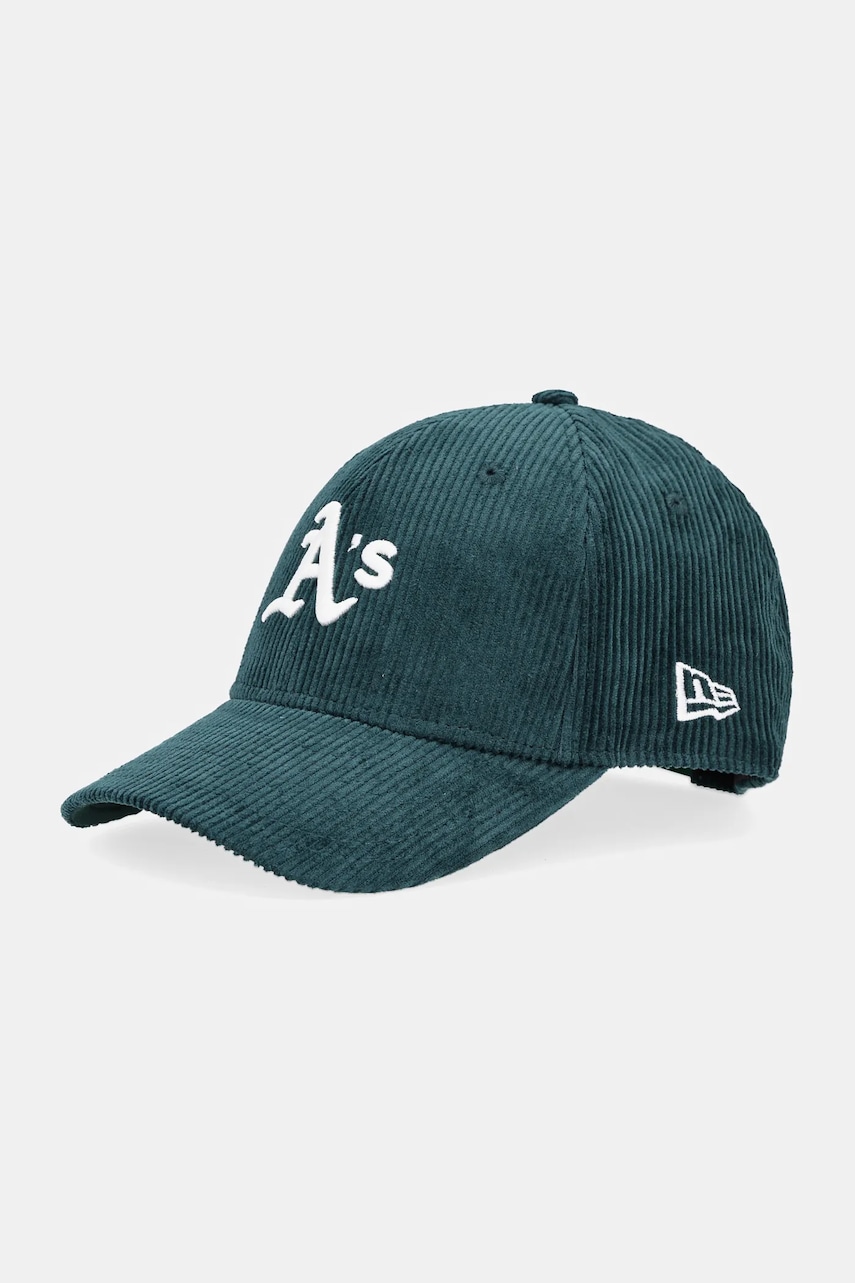 New Era șapcă de baseball din bumbac culoarea verde, 60691061