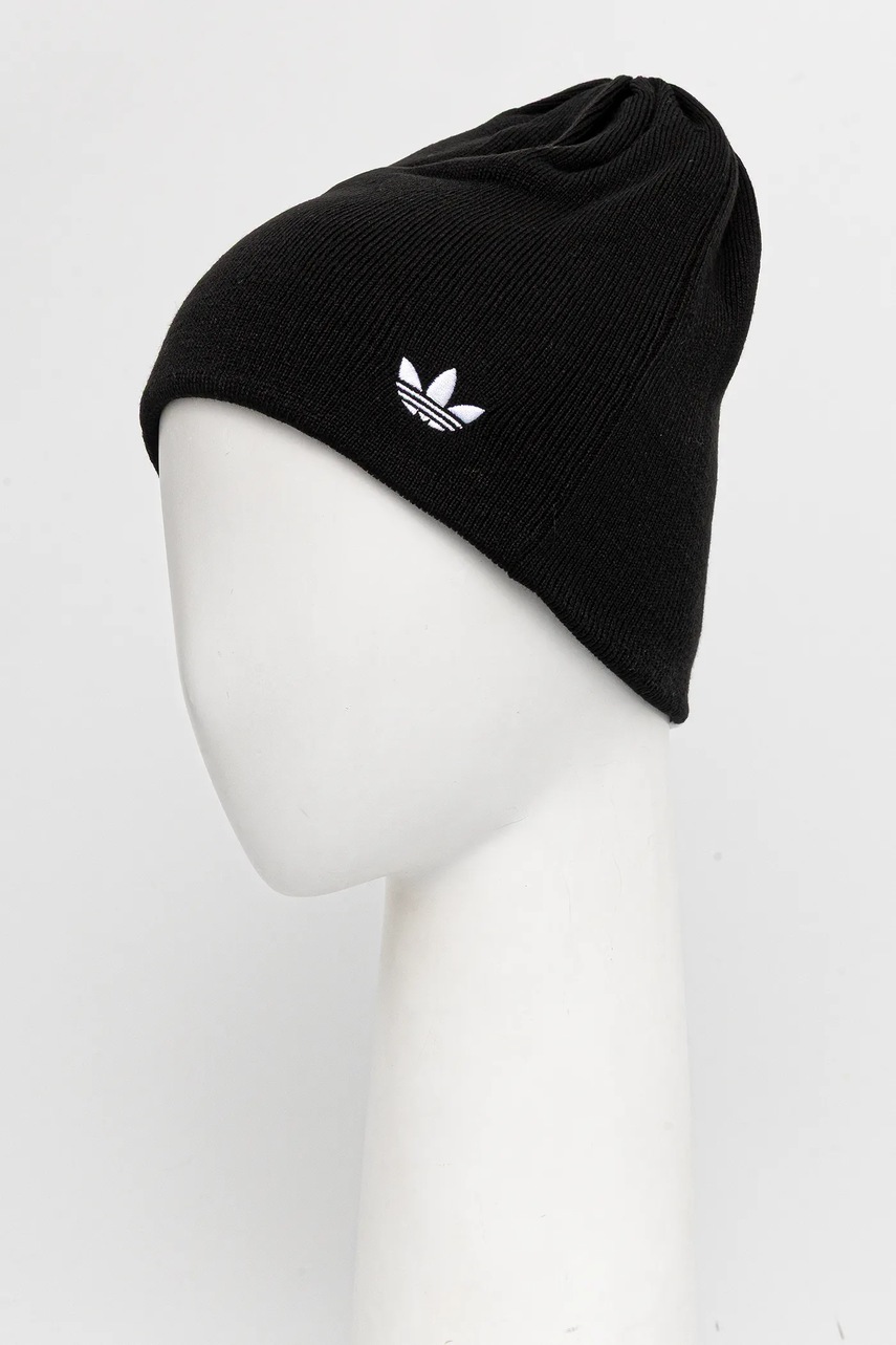 Шапка adidas Originals Cuffless цвет чёрный  JW7913