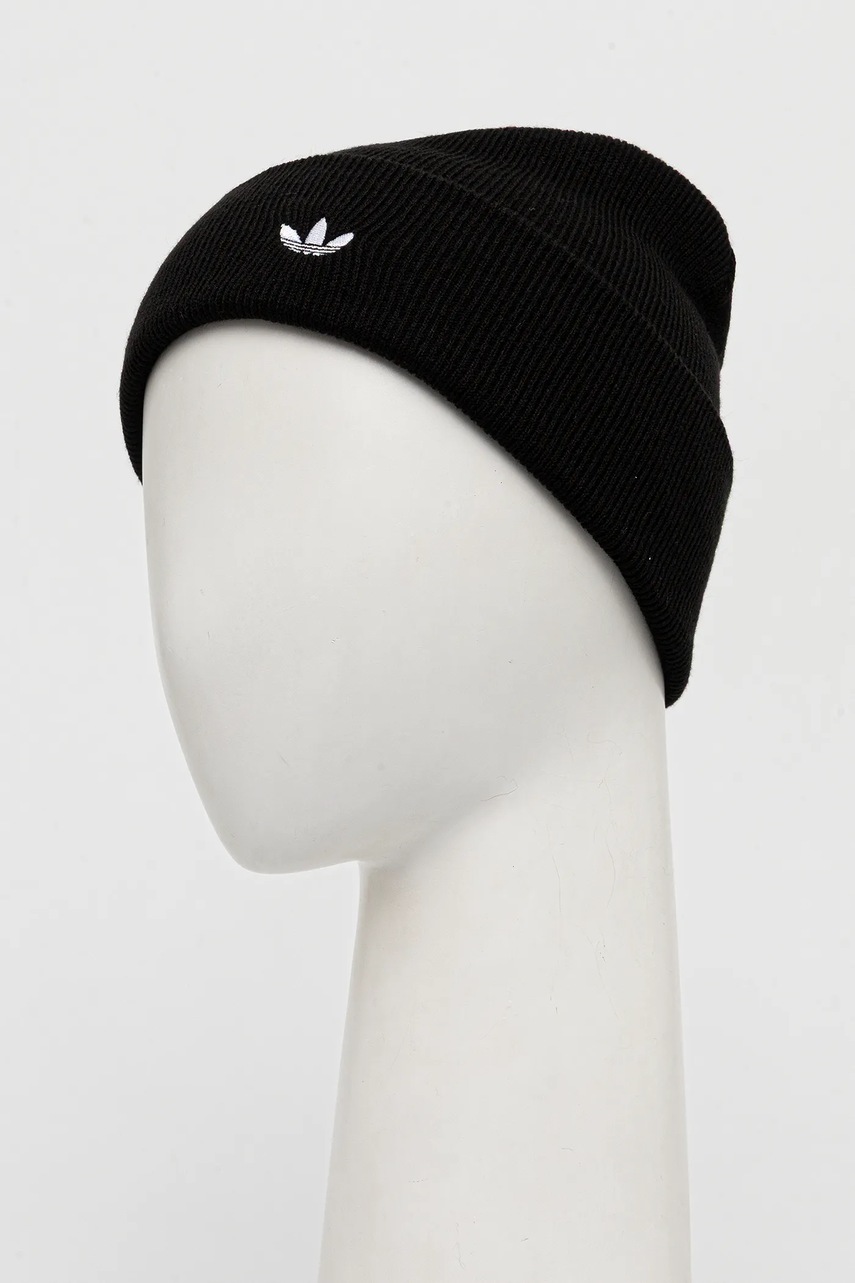 Шапка adidas Originals Adicolor Cuff цвет чёрный  JW7998