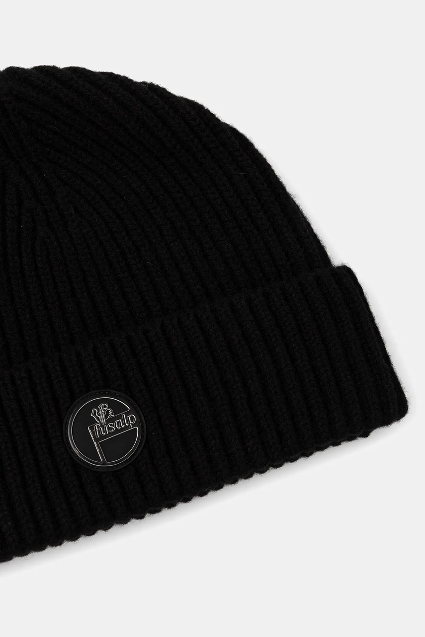 Шерстяная шапка Fusalp Nyx цвет чёрный  E3703