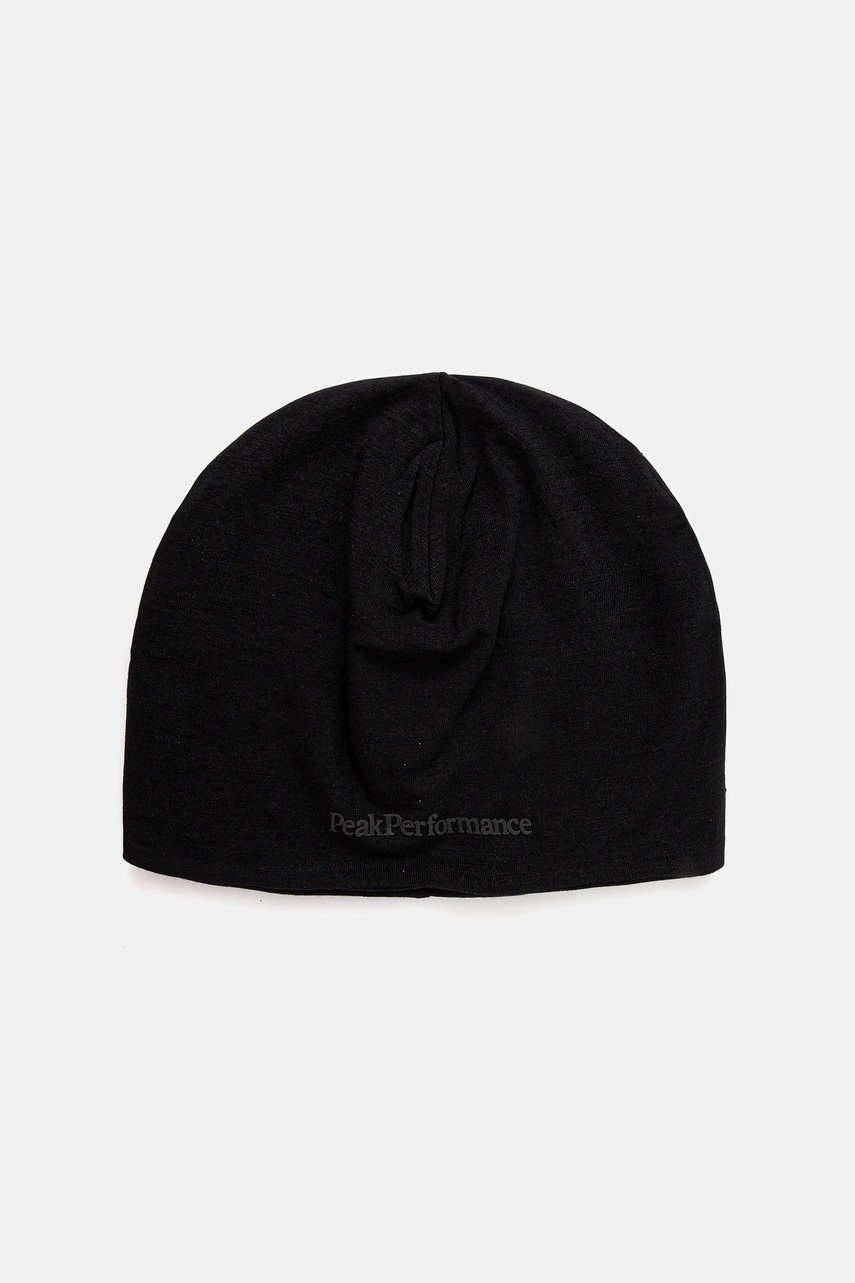 Peak Performance pălărie din amestec de lână culoarea negru, G80922