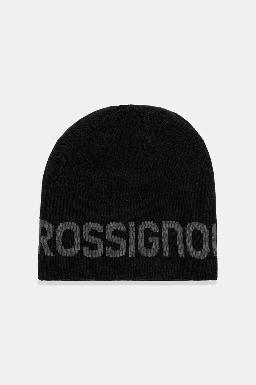 Rossignol beanie cu două fețe culoarea negru, RLOMH02