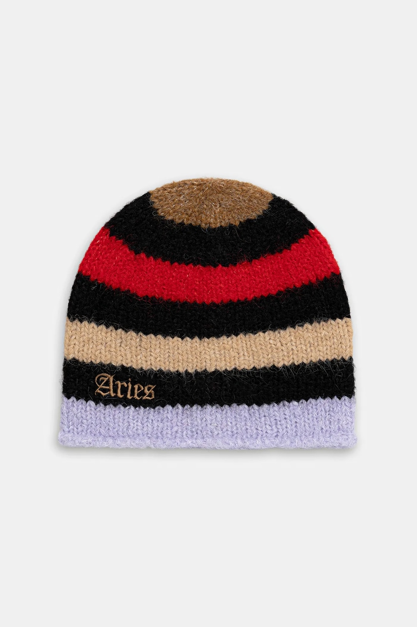E-shop Čepice s příměsí vlny Aries Brushed Stripe