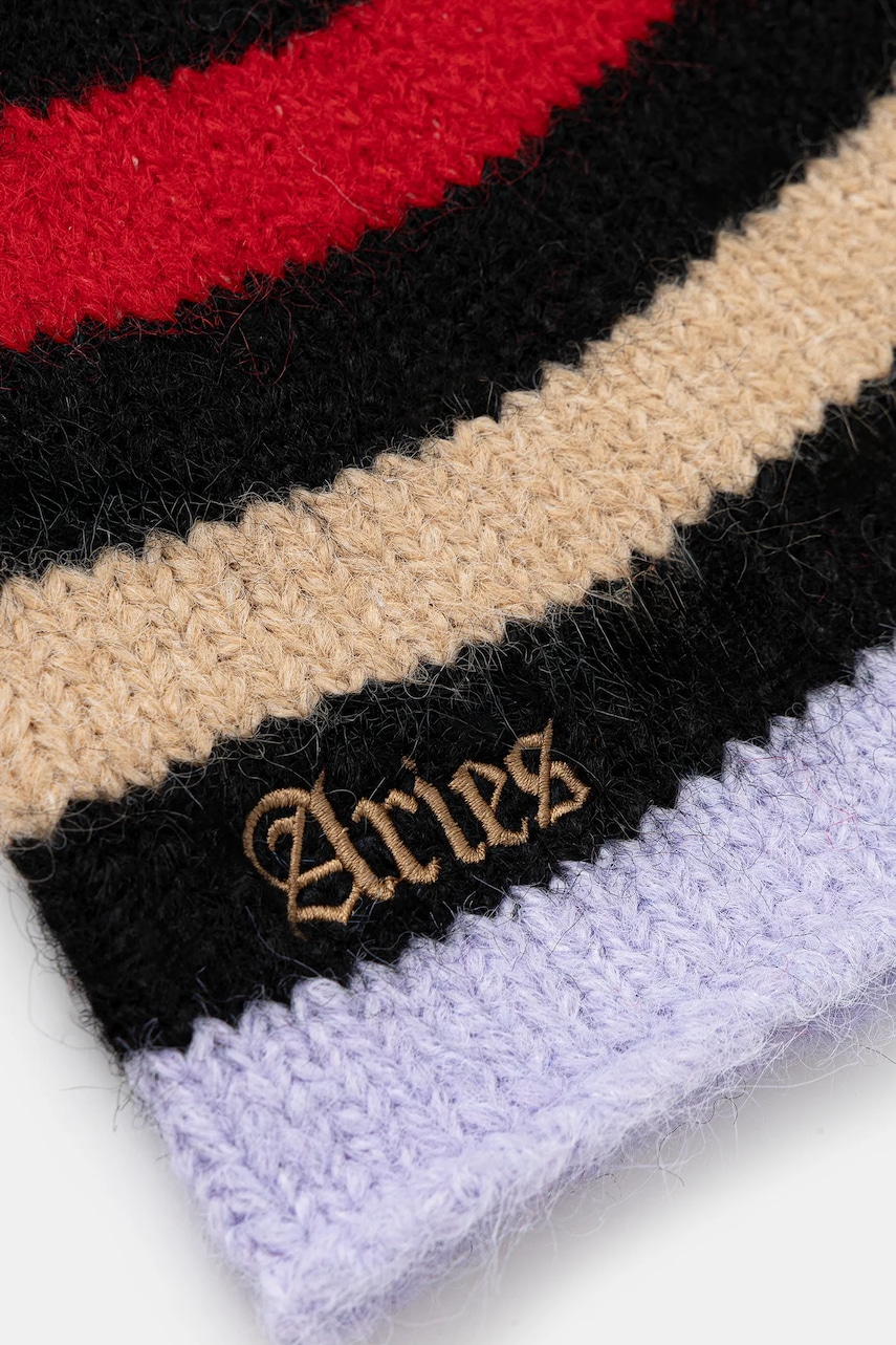 Čiapka s prímesou vlny Aries Brushed Stripe