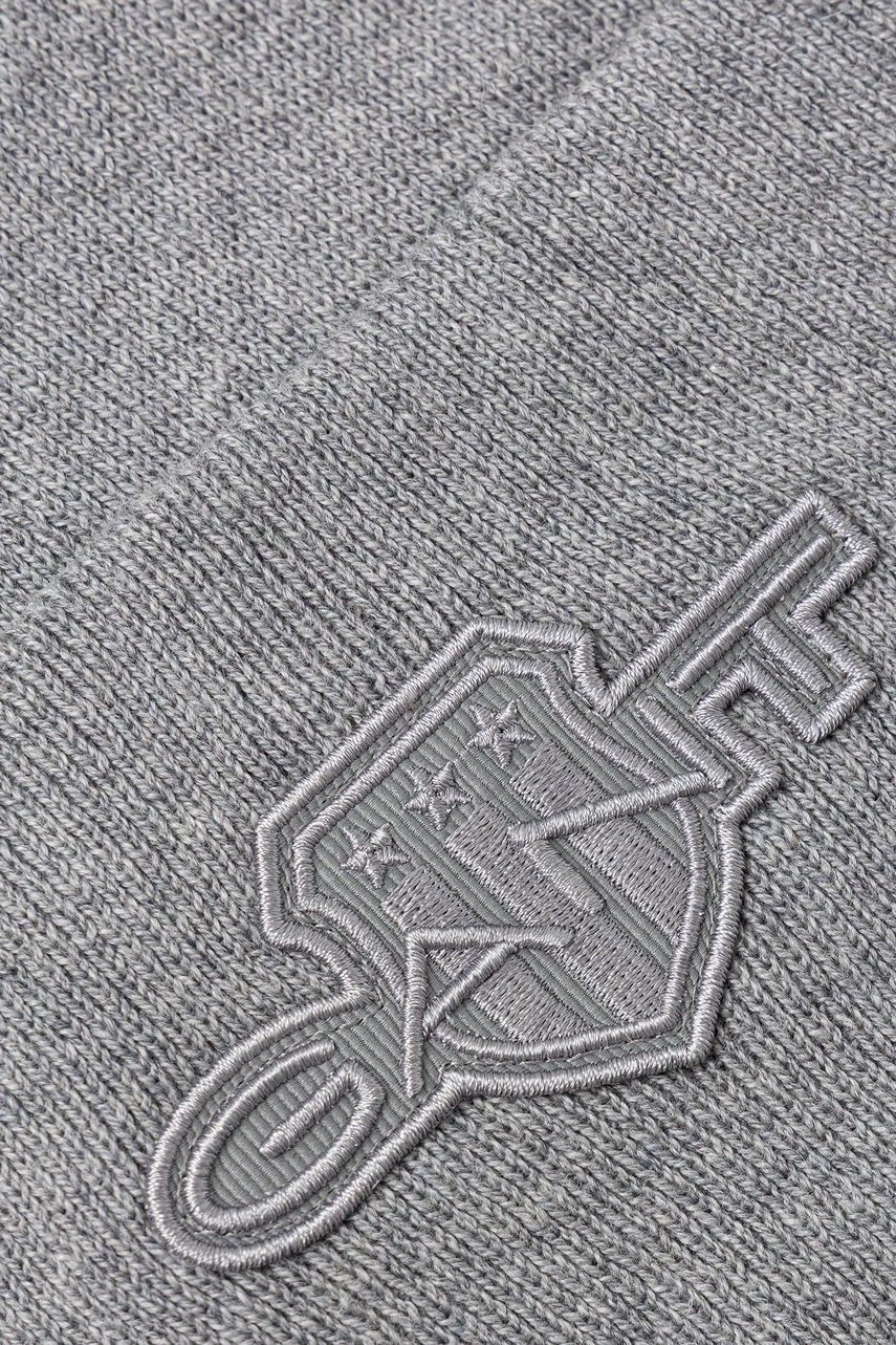 Шапка с примесью шерсти Gant цвет серый  9910050