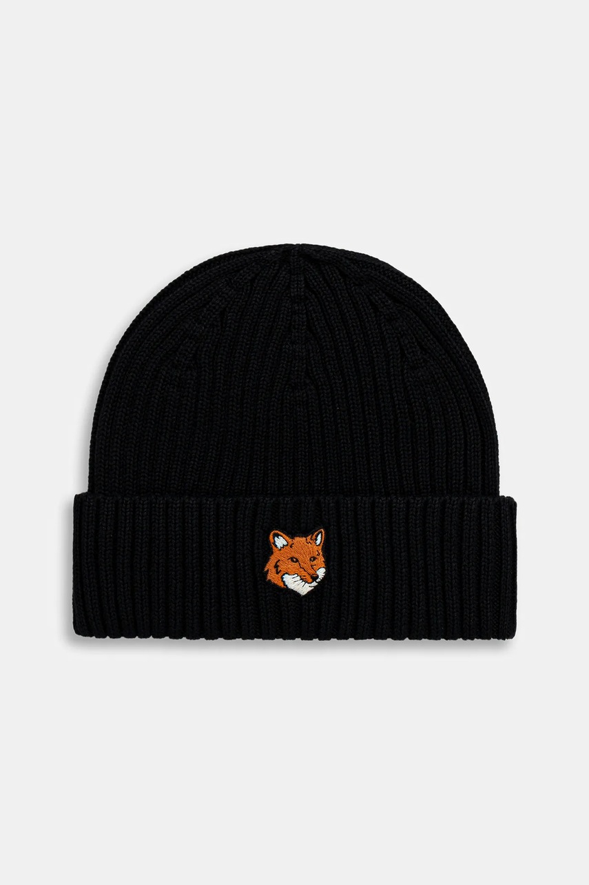 Maison Kitsuné  căciulă din bumbac Fox Head