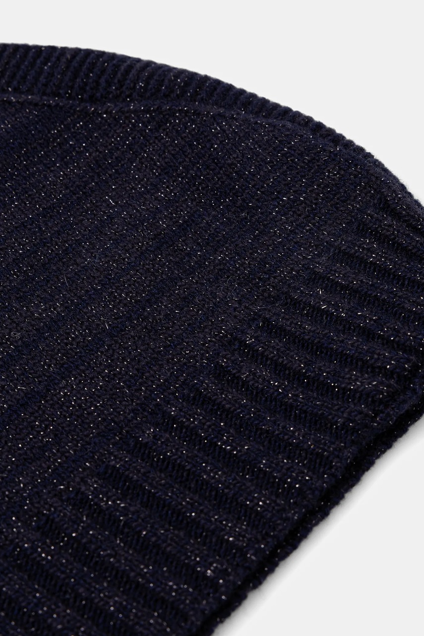 Μάλλινη μπαλακλάβα Missoni χρώμα: ναυτικό μπλε, PM00WMDA372 φωτογραφία