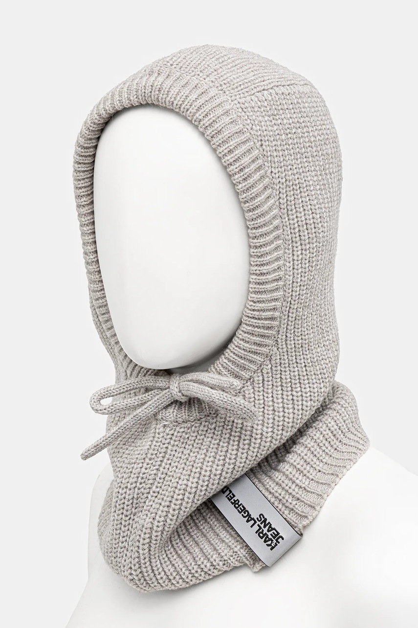 Балаклава Karl Lagerfeld Jeans цвет серый A4W33128