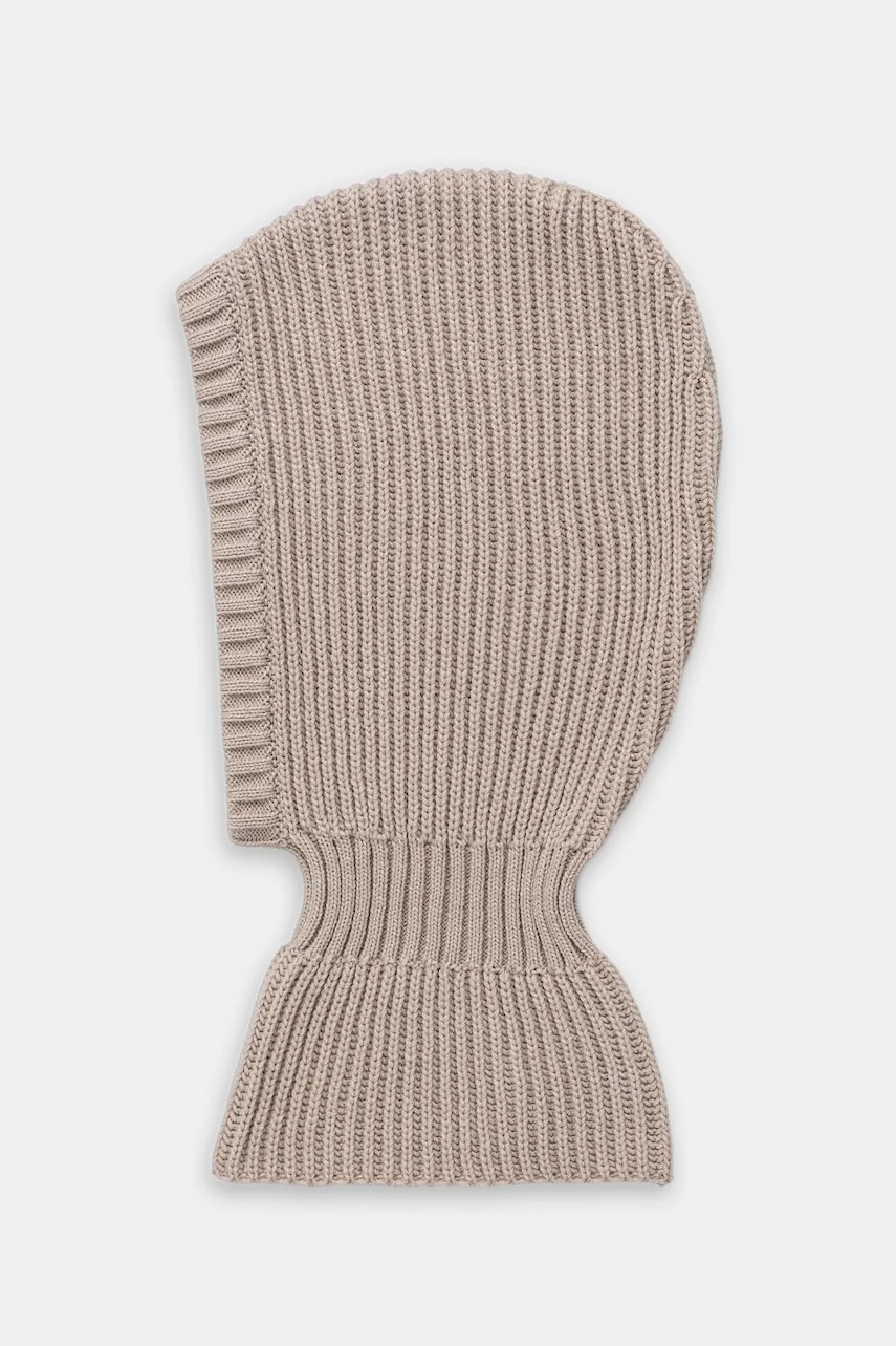 Newland cagulă din amestec de lână BALACLAVA CAP culoarea bej, N46478.34