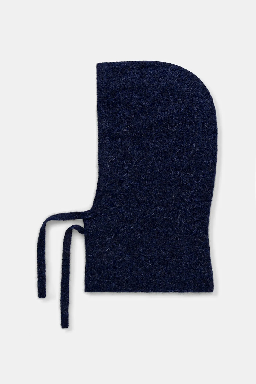 Sessun cagulă umplută cu lână culoarea bleumarin, 25115011