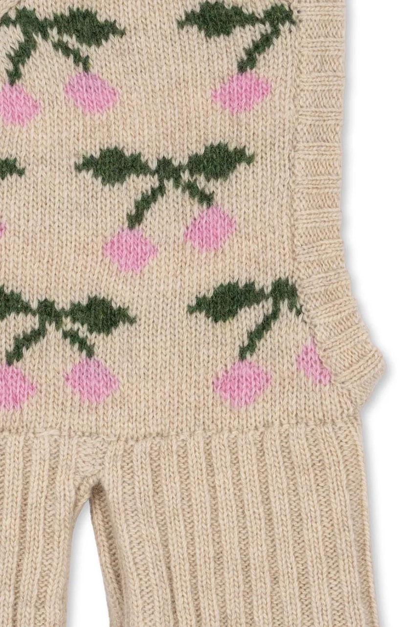 Балаклава с добавлением шерсти Konges Sløjd BELOU KNIT BALACLAVA цвет бежевый KS103710 Балаклава с добавлением шерсти Konges Sløjd BELOU KNIT BALACLAVA цвет бежевый KS103710