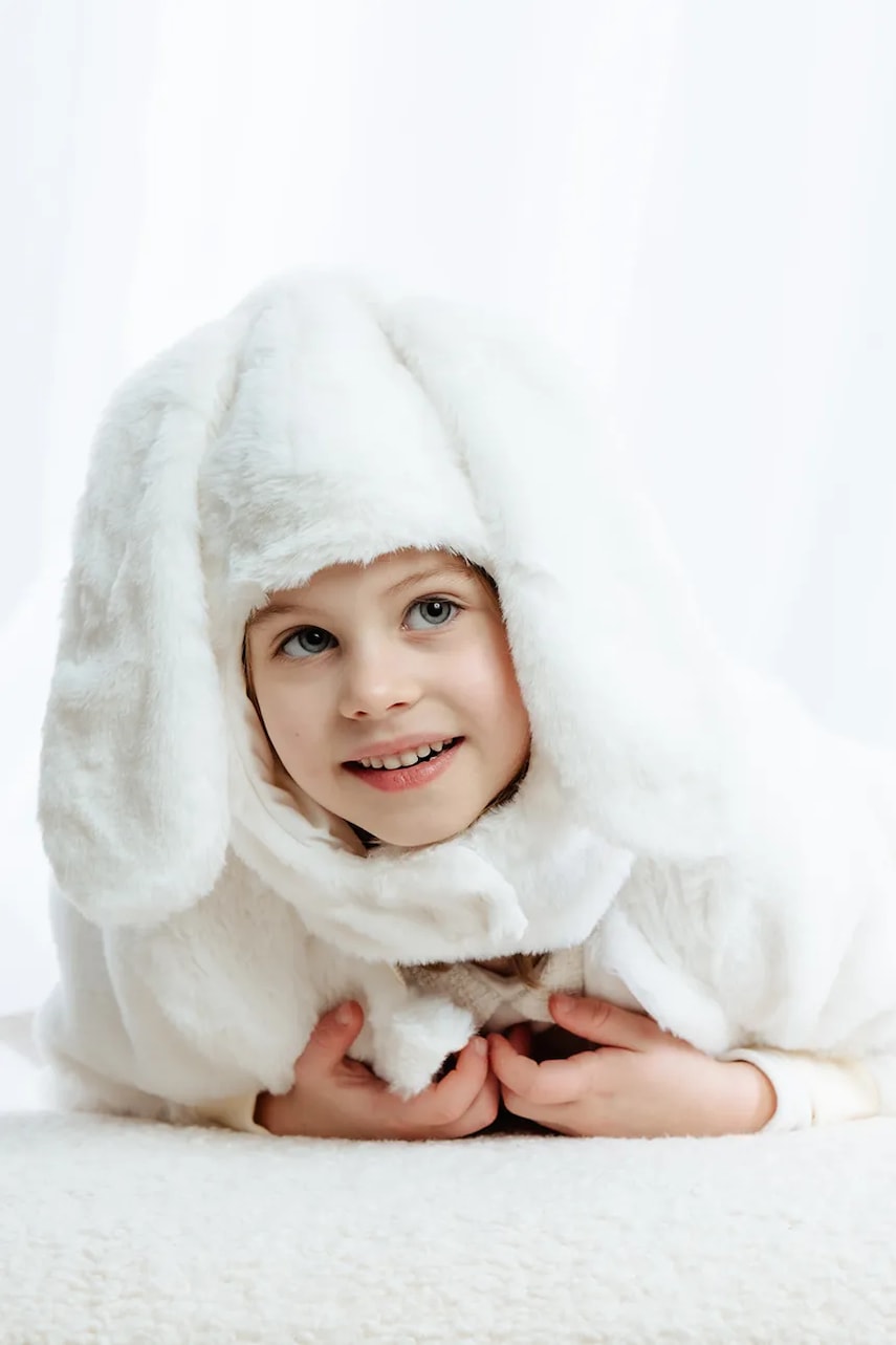 Jamiks fular circular copii KETNIS culoarea bej, JZI272