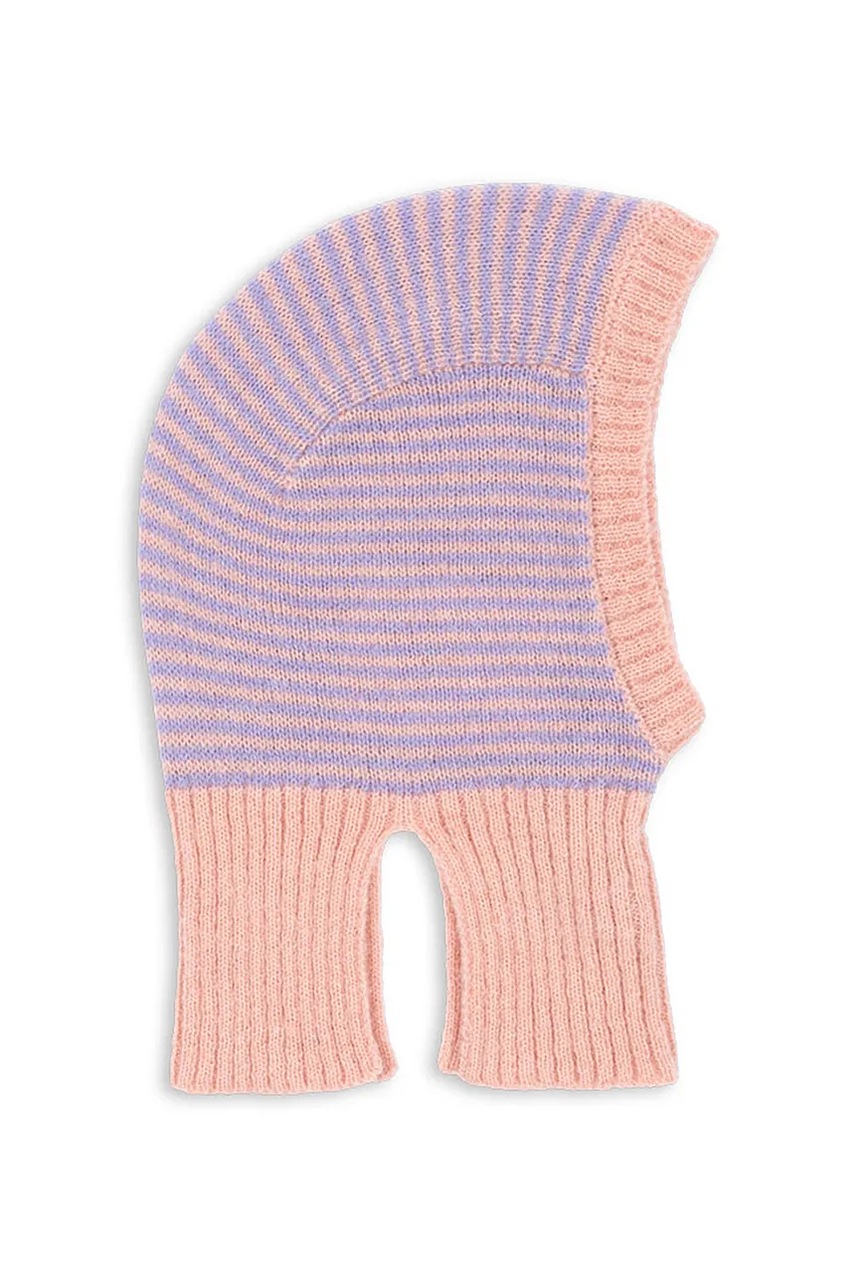 Levně Kukla Konges Sløjd BERLE KNIT BALACLAVA fialová barva, KS103715